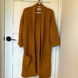 The Skinny - Erin’s Cardigan in Mustard Yellow